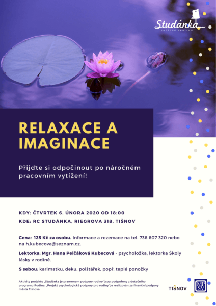 Plakát akce: Relaxace a imaginace